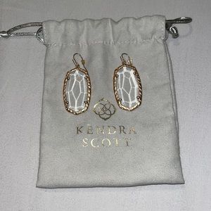 Rose Gold Kendra Scott Pendant Earrings